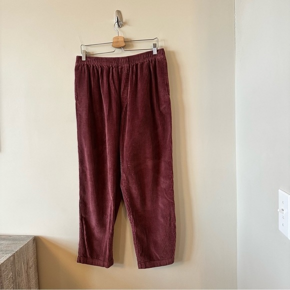 Uo Classic Wide Wale Corduroy Beach Pant (Size:Large) - Picture 6 of 14